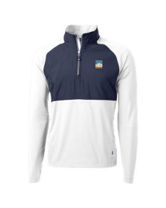 Cutter & Buck - Mens Adapt Eco Knit Hybrid Recycled Quarter Zip